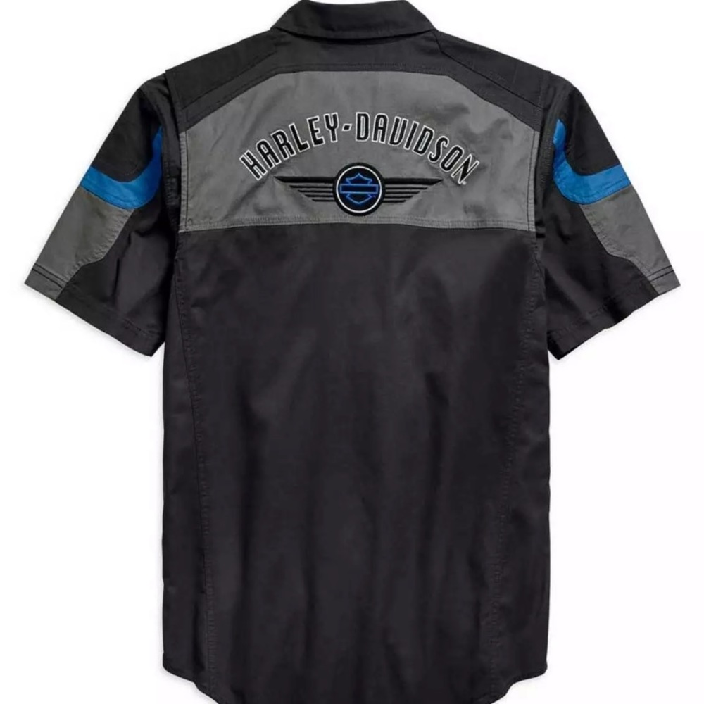Harley-Davidson Embroidered Button Down